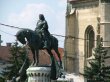 Cluj: Statuia lui Matei Corvin, restaurat� prin tehnici moderne
