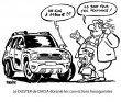 Auto: Dacia Duster, caricaturizat� de francezi: Un 4x4 la 11.900 de euro?!! Rom�nii a�tia sunt nebuni!