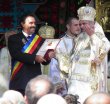 Patriarhul Daniel l-a decorat pe primarul Tudor Ștef�nie