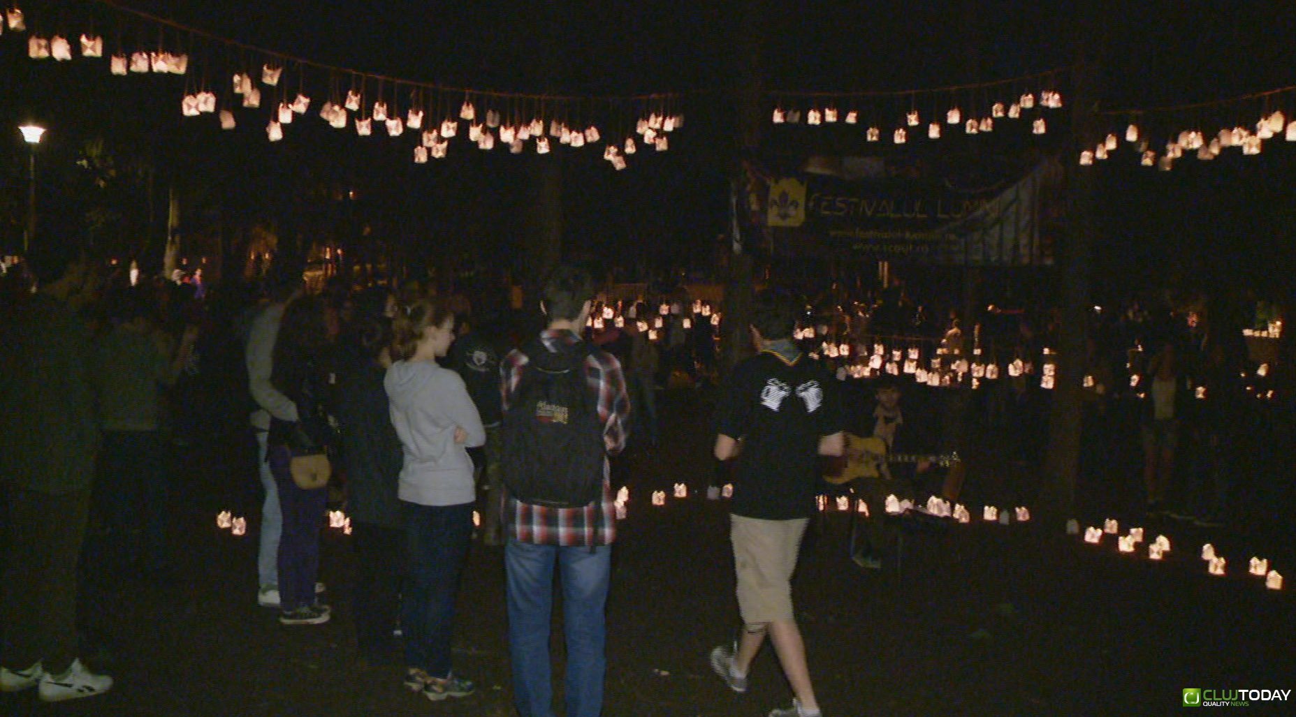 Mii de clujeni la Festivalul Luminii
